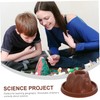 SUPVOX 6pcs Mini Volcano Models DIY Science Project Kit Erupting