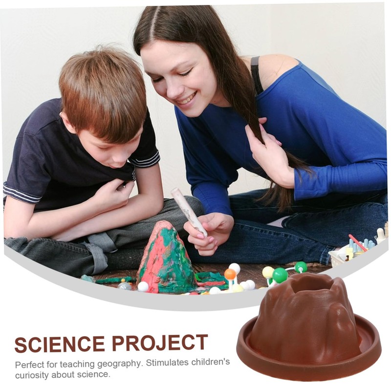 SUPVOX 6pcs Mini Volcano Models DIY Science Project Kit Erupting
