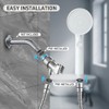 DOILIESE Shower Head with Handheld Spray High Pressure Shower Head