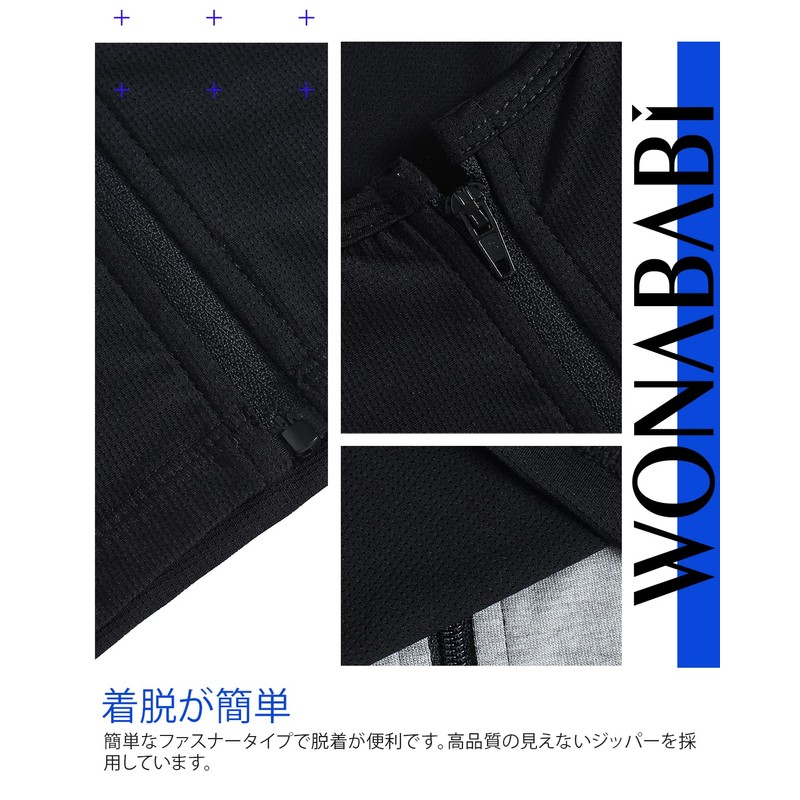 Wonababi Pane Shirt, Breathable Material, Half Tank Top, Comfortable Without