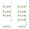 Sumerflos 3-Tier Acrylic Window Boxes Plant Shelves for Windows, Acrylic
