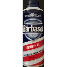 BARBASOL SHAVING CREAM Aerosol Can SELECT Original, Soothing Aloe, SensitiveSkin - Original