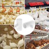 QWORK Chicken Waterer PVC Tee Fittings, 20 Pack PVC Pipe