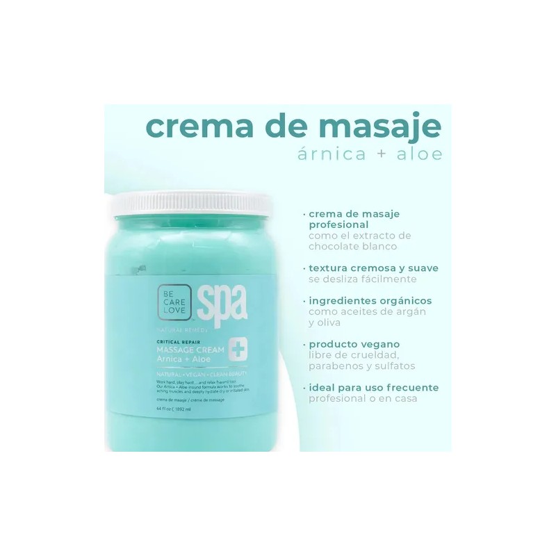 Crema Corporal Vegana Bcl Spa De Masaje Árnica + Aloe