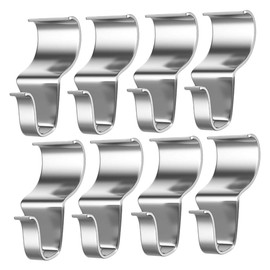 Vinyl Siding Hook Set No Drilling Needed Metal Hooks for Outdoor Hanging Security Cameras Wreaths Garden Storage Organization
