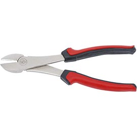 Kraftmann 334 Heavy Duty Diagonal Side Cutter, Black/Red/Silver, 240 mm