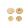 Trimming Shop 12mm 10pcs Gold S Spring Press Stud Snap