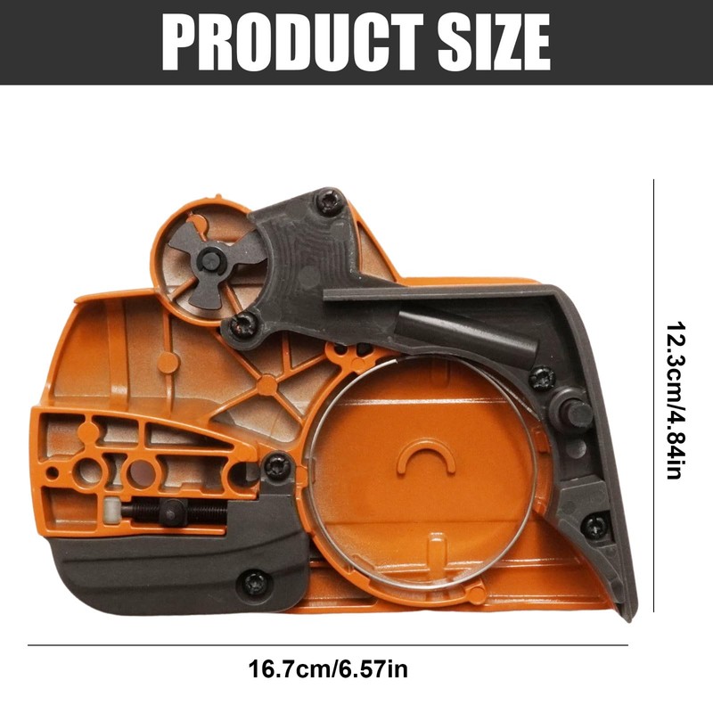 DUZFOREI 536329204 Chainsaw Clutch Cover with Brake Assy, Replacement for