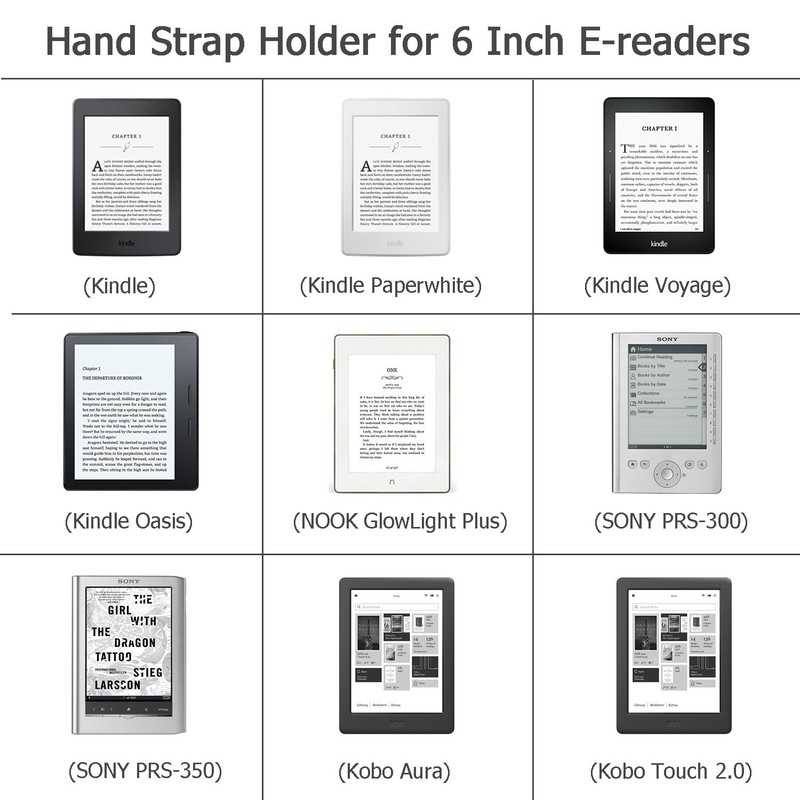 TFY Kindle E-Readers Security Finger Grip Hand Strap Holder -