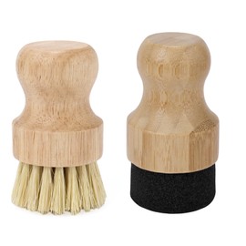 Wood Cutting Board Oil Applicator & Brush, Butcher Block Food Grade Mineral Oil Wax Applicator Conditioner for Scrapers Bowls Spoons(Wood Color)