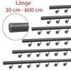 Stainless Steel Handrail, 42.4 mm Diameter, With Angled Bracket &