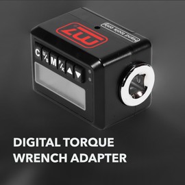 M7 GTW-930 3/8-inch Digital Torque Wrench Adapter, Convert 3/8-inch Ratchet Wrenches into Precision Tools, Digital Torque Adapter with Tone Alert, Torque Converter Mechanic Tool in Three Unit Displays