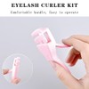 Uranian Eyelash Curlers Partial Eyelashes Curlers Plastic Lash Curler with