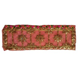 MATA Rani Red Chunri Chunni for Mandir Home Office Temple Small Size with Embroidery Pack of 2