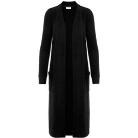 Noisy may Women's Nmcity L/S Long Noos Cardigan, black