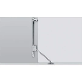 21575 Classic D Flap Holder with Magnetic Handle / 290 Left Nickel Plated
