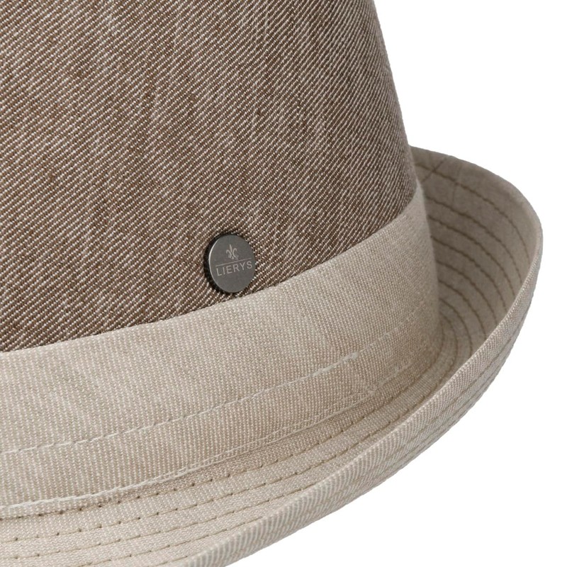 LIERYS Twotone Trilby Fabric Hat - Elegant Sun Hat -