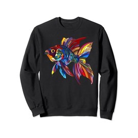 Oscar Fish Stained Glass Sweatshirt