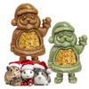 TEEWY Santa Claus Guinea Pig Toys, Natural Vegetables, Fruits and