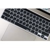 XSKN Arabic/English Bilingual Black Silicone Keyboard Cover Skin for Touch