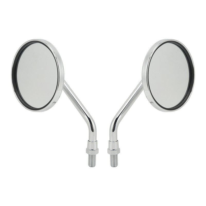 Universal Rear View Mirror 3.4in Wide Vision Handlebar Rear View