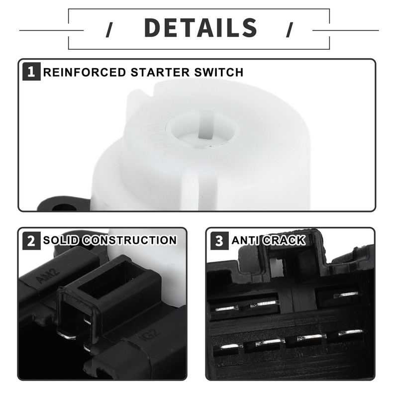 Motoforti Ignition Starter Switch, Ignition Key Switch Starter, for Toyota