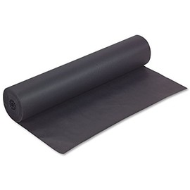 Pacon 63300 Rainbow Duo-Finish Colored Kraft Paper, 35 Lbs, 36-Inch X 1000 Ft, Black