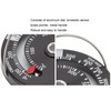 Stove Thermometer, Accurate Measurement Magnetic Fireplace Thermometer Aluminum Alloy Dial