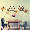Hexagon Shaped Photo Frame Creative Wooden Wall Hanging Picture Frames