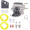 Jinerdony Carburetor for 17in 29cc Troy Bilt 753-06220 753-06220A TB575EC