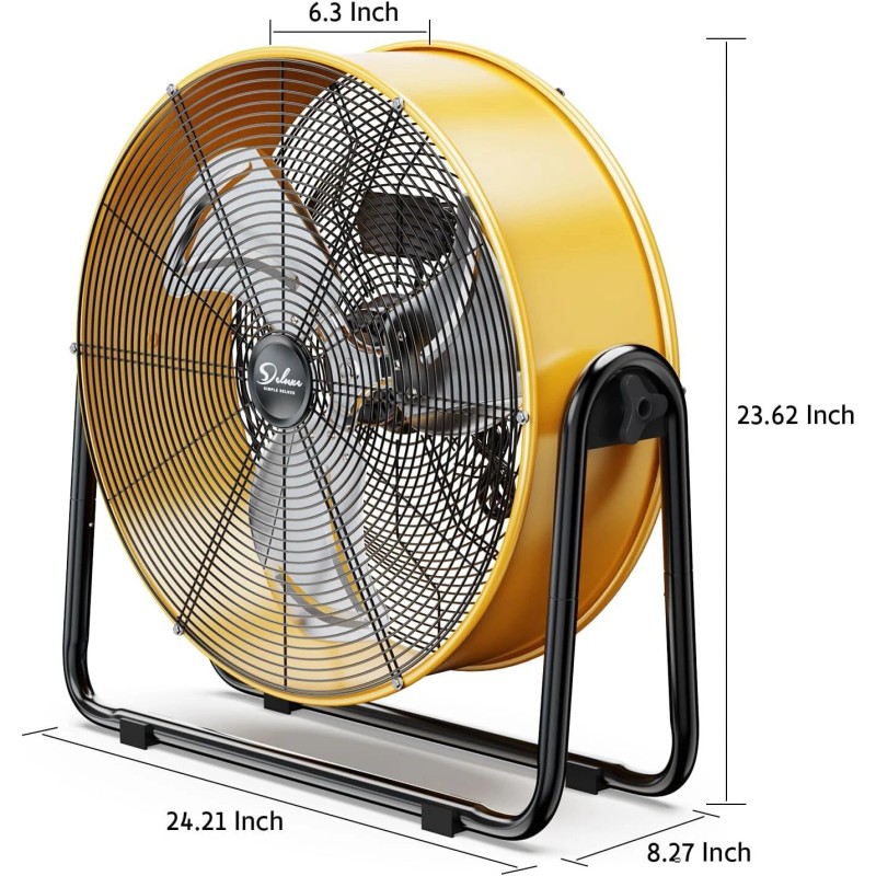Simple Deluxe Drum Fan 20“/24"/30”/36 - 20 Inch