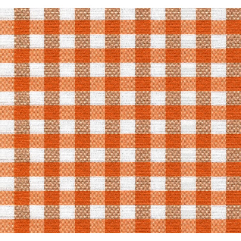 Martina Home TEFLONATED TABLECLOTH MADE Vichy Orange 180X140 CM