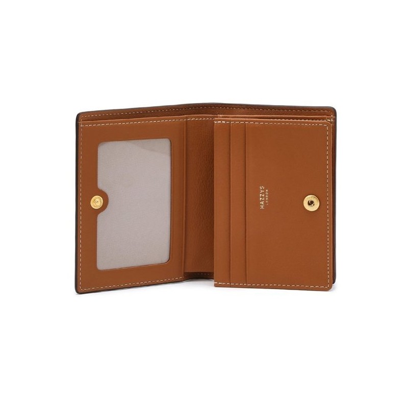 Hazzys (신세계센텀점)브라운 로고패치 소가죽 반지갑 HIWA5E530W1 (SHINSEGAE CENTUM) Brown Logo