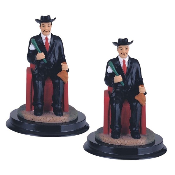 ICE ARMOR 2-PC Gift Set 5" H Saint Simon Statue