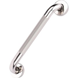 supregear Bathroom Grab Bar, 304 Stainless Steel Bathroom Grab Bar, Non-Slip Bathroom Handle, Safety Handle, Indoor/Outdoor Aid Handle for Kitchen, Bedroom, Bathtub, Shower and Steps, 25 cm