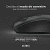 Mouse Inalámbrico Acteck MI670 Óptico 1600dpi USB 4 Botones Negro