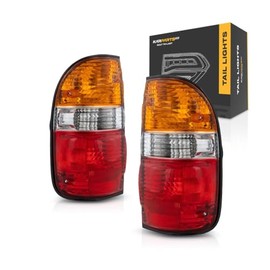 For 2001-2004 Toyota Tacoma Driver and Passenger Side Tail Light CAPA TO2800139C