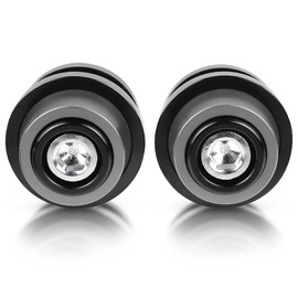 YIEBA M10*1.25 Motorcycle Swingarm Sliders, Rear Stand Swingarm Spool Sliders Compatible with Ninja 250 2008-2016 Kawasaki Ninja 300 2013-2016 (Titanium Color)