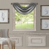 Elrene Home Fashions Versailles Room-Darkening Faux-Silk Waterfall Window Valance, Accessory