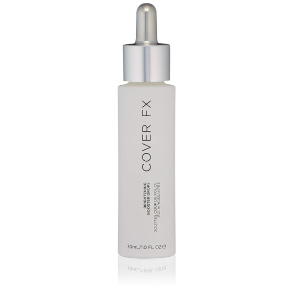 Cover FX Skin Brightening Serum Booster Drops - Porcelain Flower Extract & Vitamin C Face Serum for Smooth & Radiant Skin - Dark Spot Remover for Face - Reduces Uneven Skin Tone and Discoloration