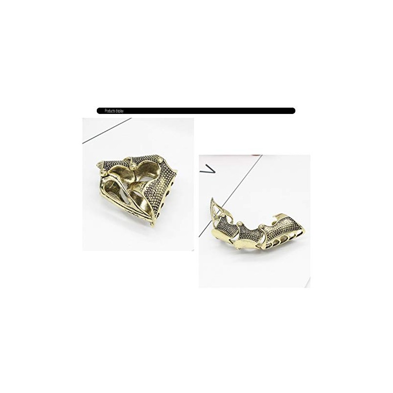 CSIYANJRY99 Women's Knuckle Joint Full Finger Claw Ring Punk Rock