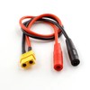 JIECHUN 2Pcs XT60 Female to 4mm Banana Bullet Female Connector