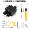Pack of 2 Junction Box Waterproof IP68 3-Way Waterproof Junction