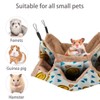ZYYRSS 3-Layer Pet Cage Hammock, Small Animals Hanging Bed Soft