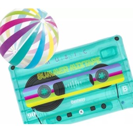 Bestway Salvavidas Flotador Colchoneta Vintage Cassette Pelota Jumbo