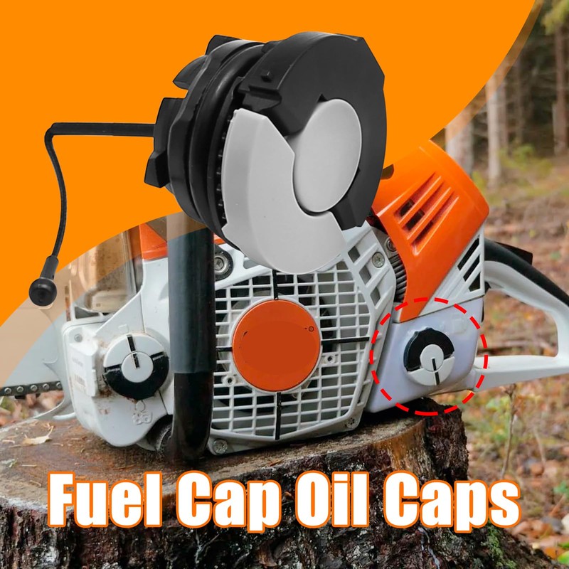 Hoypeyfiy 3 Pcs 00003500533 Gas Fuel Cap, Replacement for HT100