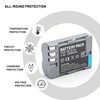 2-Pack EN-EL3e Battery with Dual Charger for Nikon D50 D70