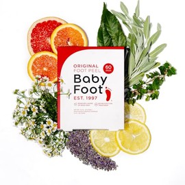 Baby Foot Exfoliación para los Pies, Exfoliante de Pies, Perfumado con Lavanda, Elimina Piel Muerta, 2.4 Fl.oz., 1 Par                                