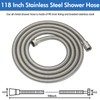 RUMOSE 118 inches Shower Hose Shower Head Extension Tube Extra