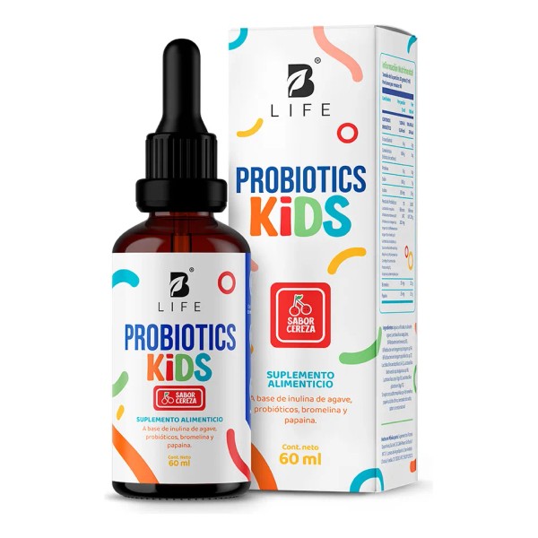 Probióticos En Gotas Para Niños, B Life Kids Probiotics Sabor